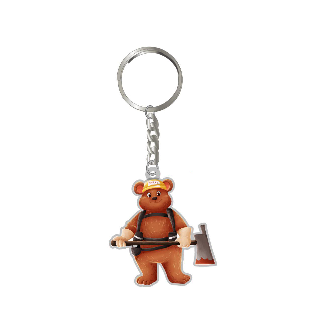 Sparky the Brave Keychain